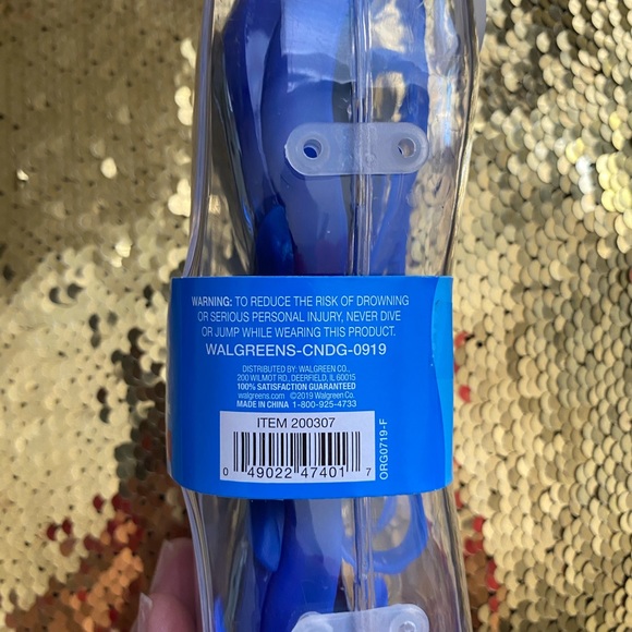 Water Sun & Fun Uv Protection Adult Swim Goggles - Picture 4 of 5